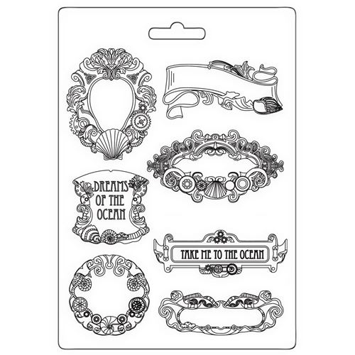 Stampo Morbido A5 Songs of the Sea etichette