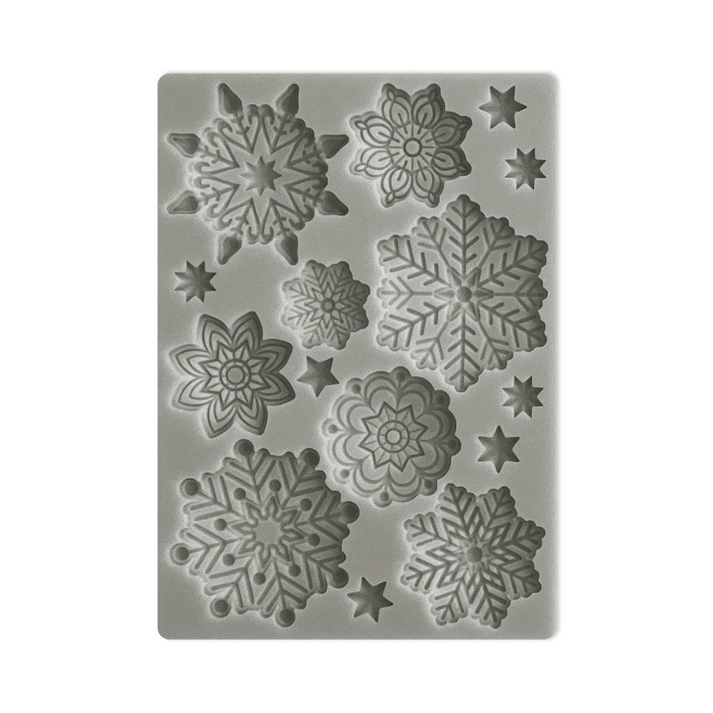 Stampo in Silicone A6 Christmas Fiocchi di neve