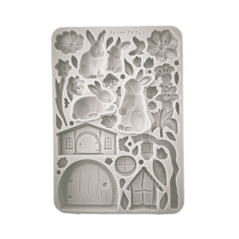 Stampo in Silicone Best Sellers Coniglietti e fiori