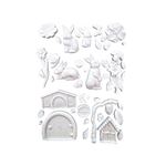 Stampo in Silicone Best Sellers Coniglietti e fiori