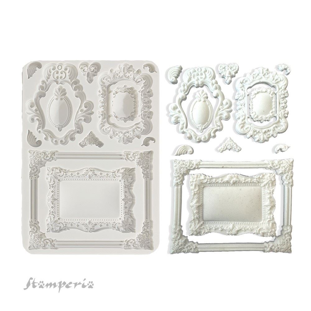 Stampo in Silicone Brocante Antiques cornici