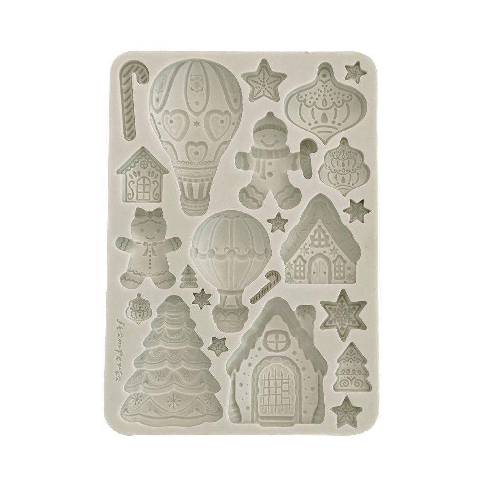 Stampo in Silicone Candy Christmas gingerbreads