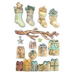 Stampo in Silicone Christmas calze e pacchetti