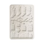 Stampo in Silicone Christmas calze e pacchetti