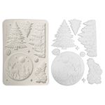 Stampo in Silicone Christmas paesaggio innevato