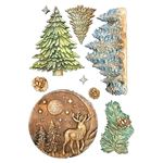 Stampo in Silicone Christmas paesaggio innevato