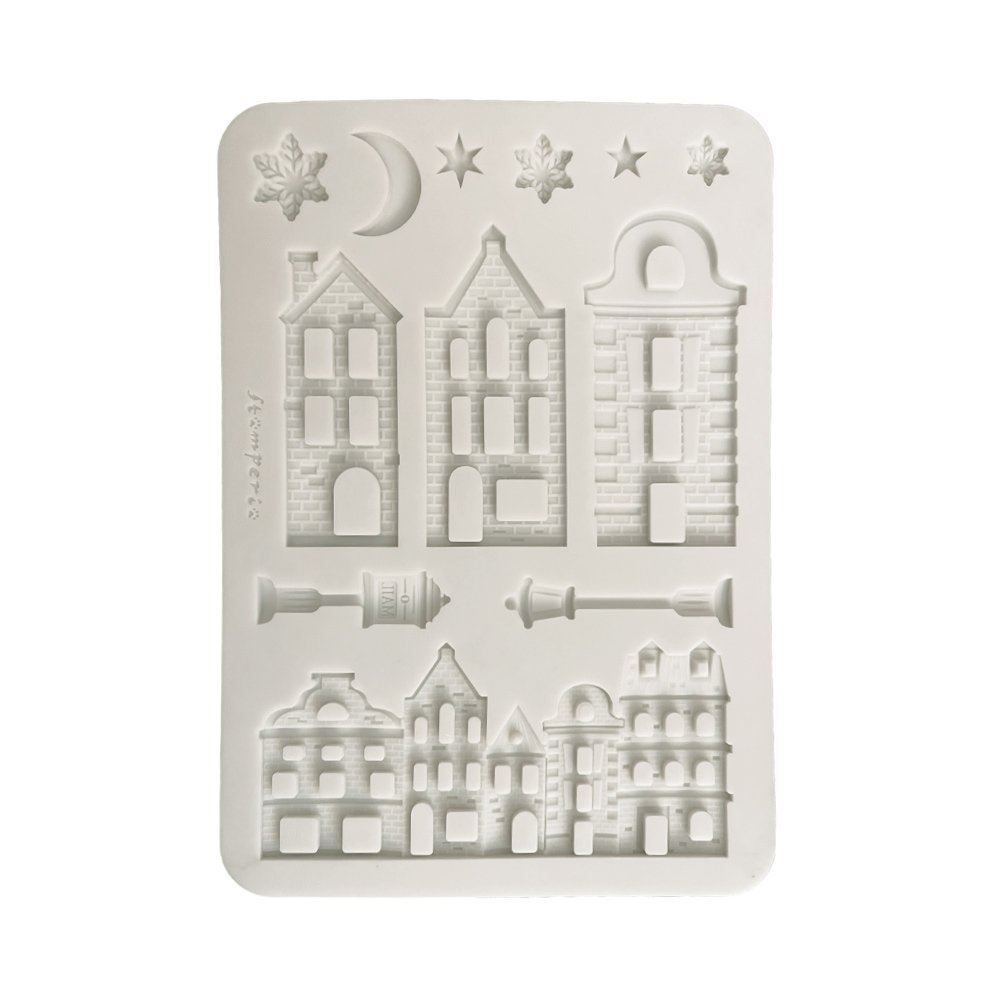 Stampo in Silicone Christmas village