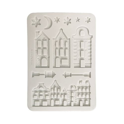 Stampo in Silicone Christmas village