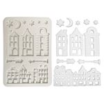 Stampo in Silicone Christmas village
