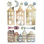 Stampo in Silicone Christmas village