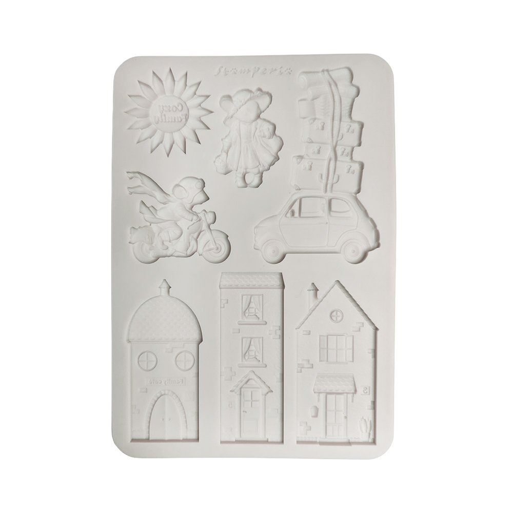 Stampo in Silicone Cozy Family uccellini