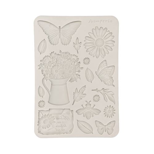 Stampo in Silicone Daisy Art margherite e farfalla