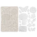 Stampo in Silicone Daisy Art margherite e farfalla