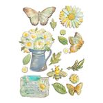 Stampo in Silicone Daisy Art margherite e farfalla