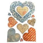 Stampo in Silicone Family cuori