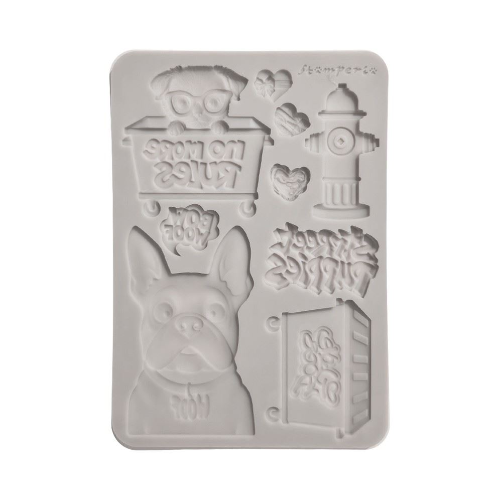 Stampo in Silicone Furry Friends 2 cani
