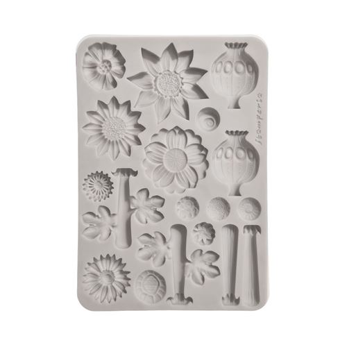 Stampo in Silicone Furry Friends 2 fiori