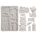 Stampo in Silicone Furry Friends 2 gatti