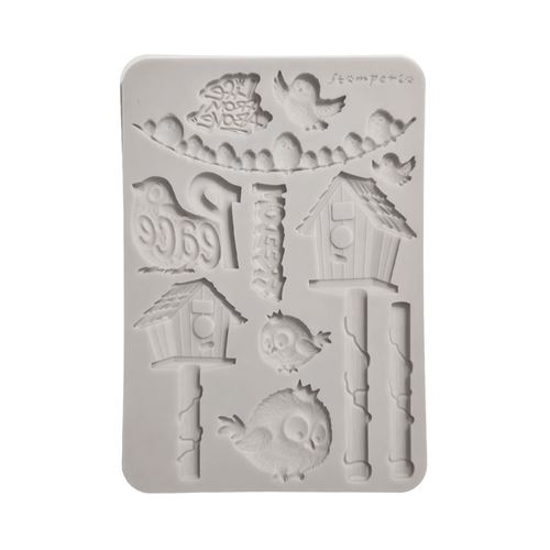 Stampo in Silicone Furry Friends 2 uccellini