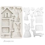 Stampo in Silicone Furry Friends I love my dog