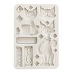 Stampo in Silicone Furry Friends gatti