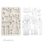 Stampo in Silicone Furry Friends gatti