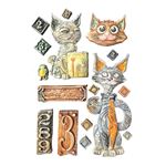 Stampo in Silicone Furry Friends gatti