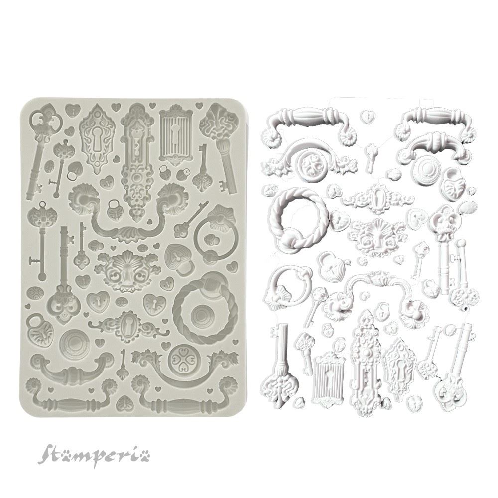 Stampo in Silicone Golden Harmony chiavi, maniglie e serrature