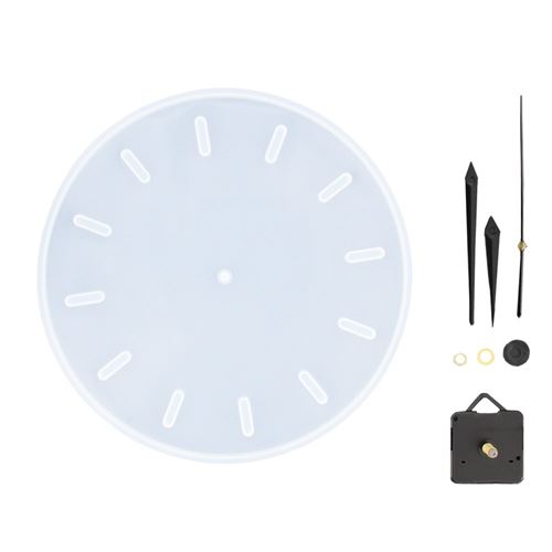 Stampo in Silicone Orologio da Muro con meccanismo e lancette