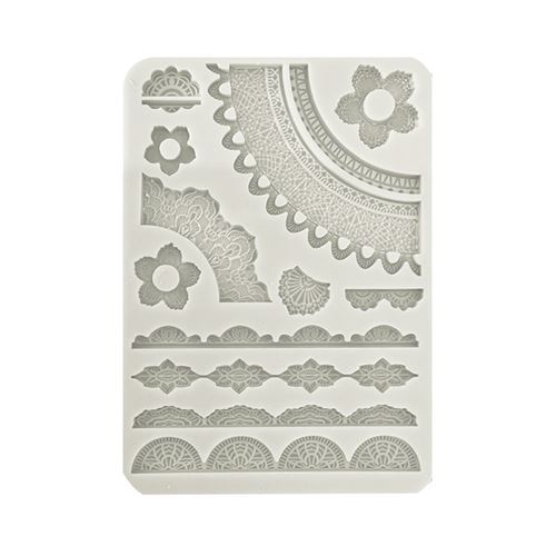 Stampo in Silicone Secret Diary pizzo e bordure