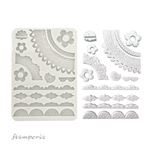 Stampo in Silicone Secret Diary pizzo e bordure
