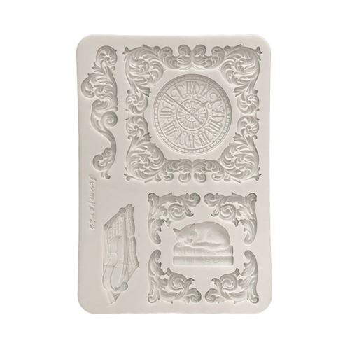 Stampo in Silicone Symphony orologio e gatto
