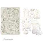 Stampo in Silicone Whispering Woods stivali e casetta zucca