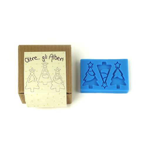 Stampo in silicone Alberi di Natale