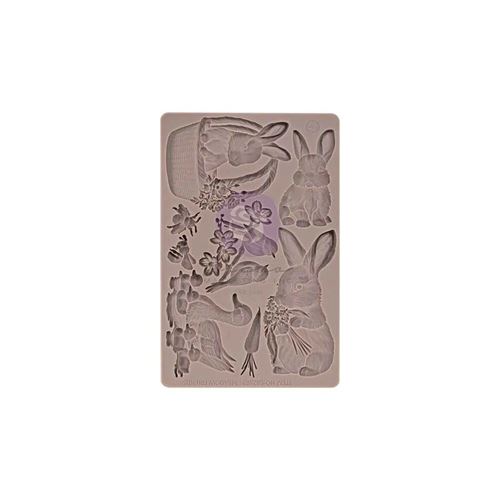 Stampo in silicone Among the Wildflowers Garden Friends