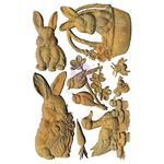 Stampo in silicone Among the Wildflowers Garden Friends