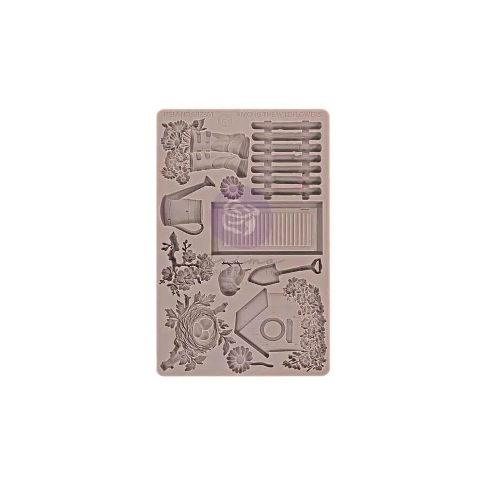 Stampo in silicone Among the Wildflowers Spring Tales