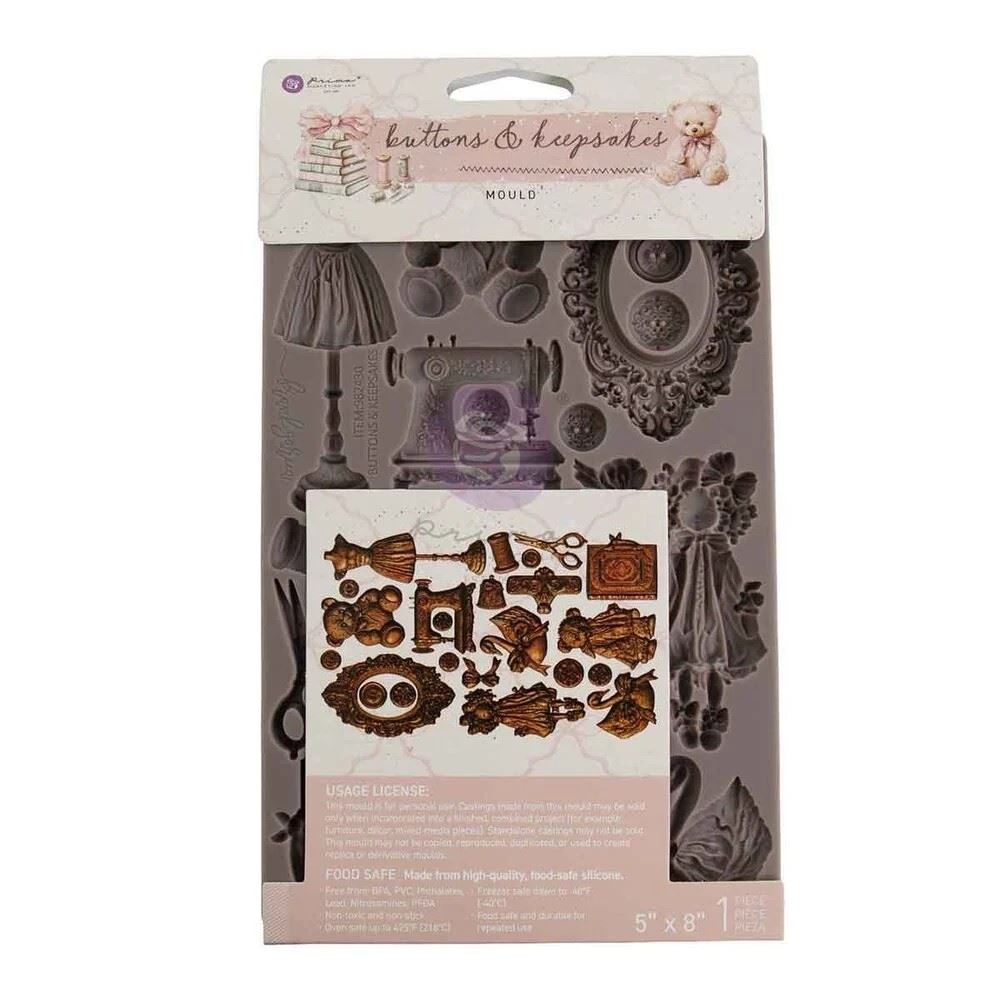 Stampo in silicone Buttons & Keepsakes