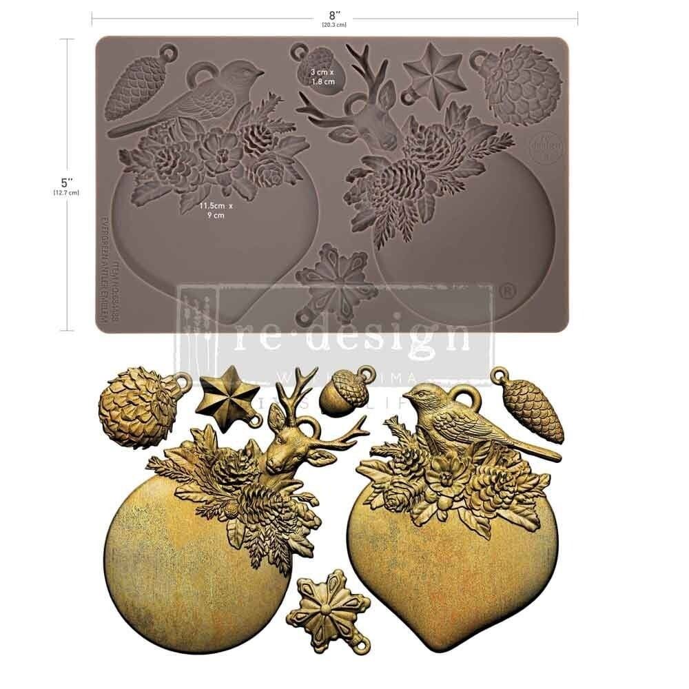 Stampo in silicone Evergreen Antler Emblem