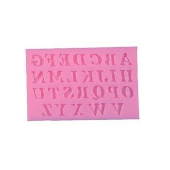 Stampo Silicone Lettere A-Z | Riutilizzabile | Per Torte E Cioccolato | Rosa