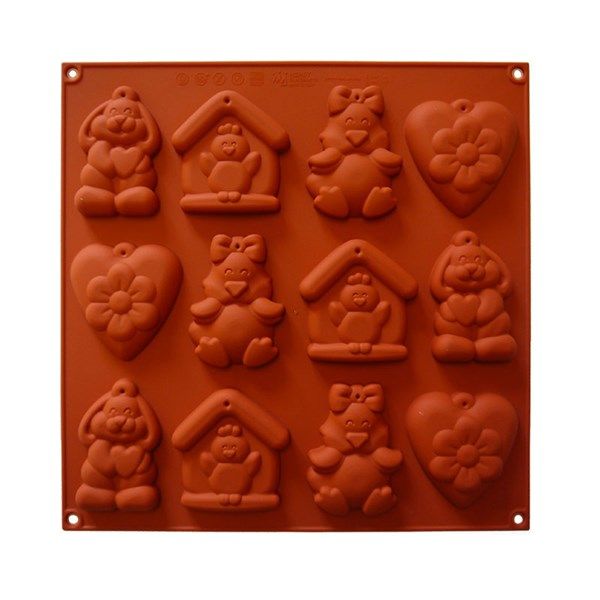 Stampo in silicone My Easter Cookies