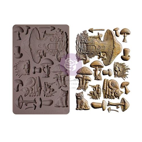 Stampo in silicone Return to Wonderland Funghi