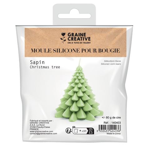 Stampo in silicone per candela Abete