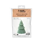 Stampo in silicone per candela Abete natalizio drappeggiato