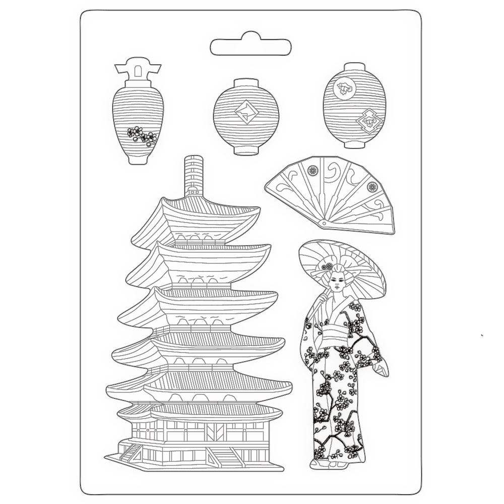 Stampo morbido A4 Sir Vagabond in Japan Pagoda