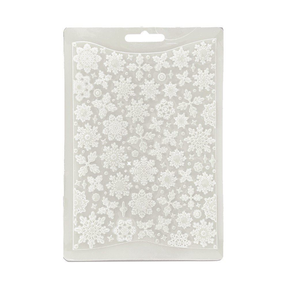 Stampo morbido A5 Create Happiness Dewdrops fiocchi neve