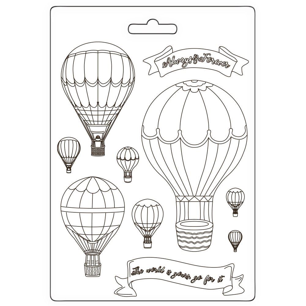 Stampo morbido A5 Timeless mongolfiere