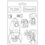 Stampo morbido A new Beginning navicella e robot