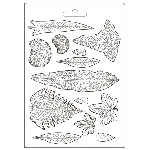 Stampo In Silicone Wemoule PF11MD40 – Forma Foglie D'acero, Per Pasta Modellabile FIMO, Resina, 3 Pezzi