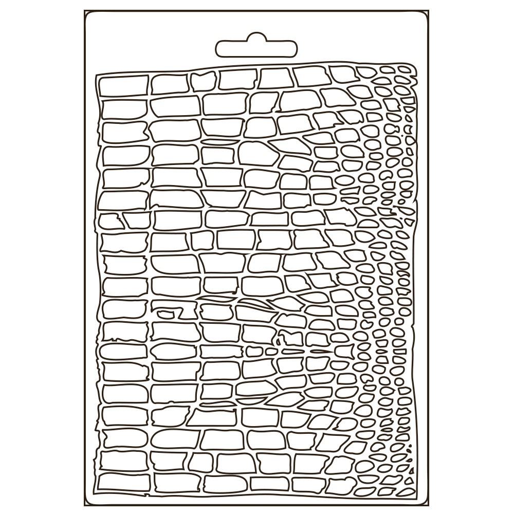 Stampo per modellare Savana Crocodile Pattern